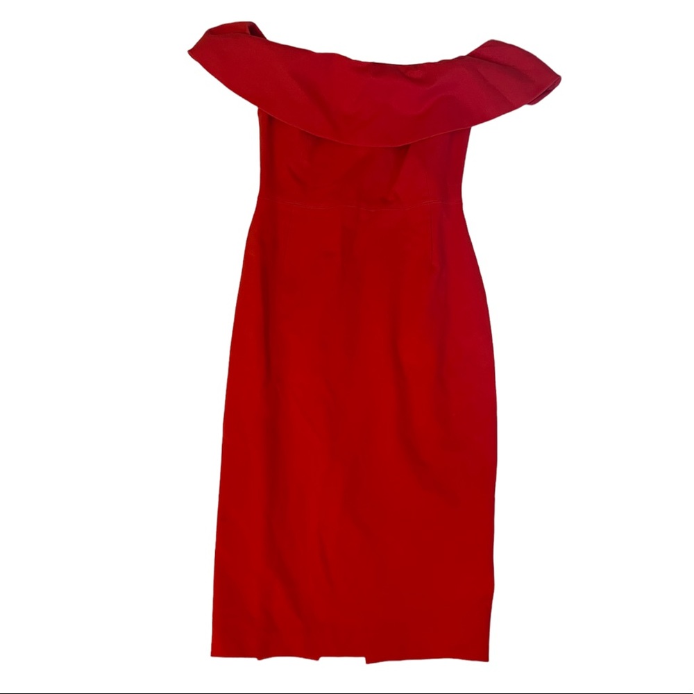 Red Aritzia - Babaton Off the Shoulder Dress - Women’s SZ 4